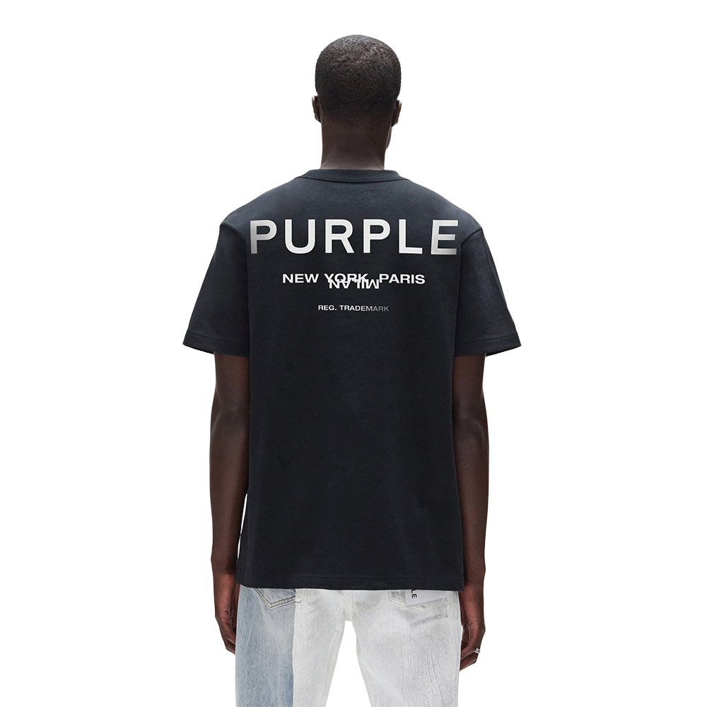 PURPLE Maglietta Maniche Corte Tee Cities Black 