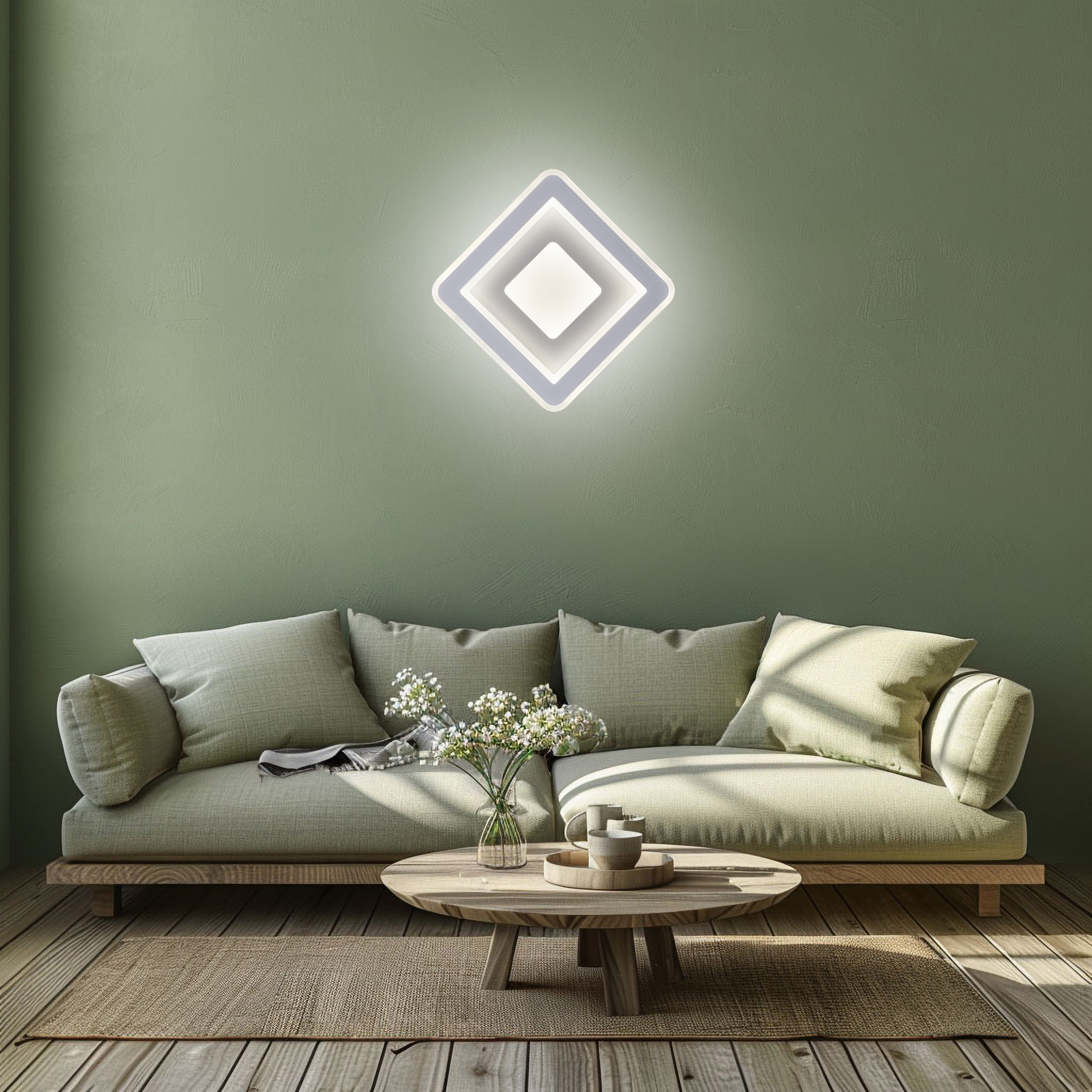 INNALZA PLAFONIERA BIANCO 36W 3000K-4000K