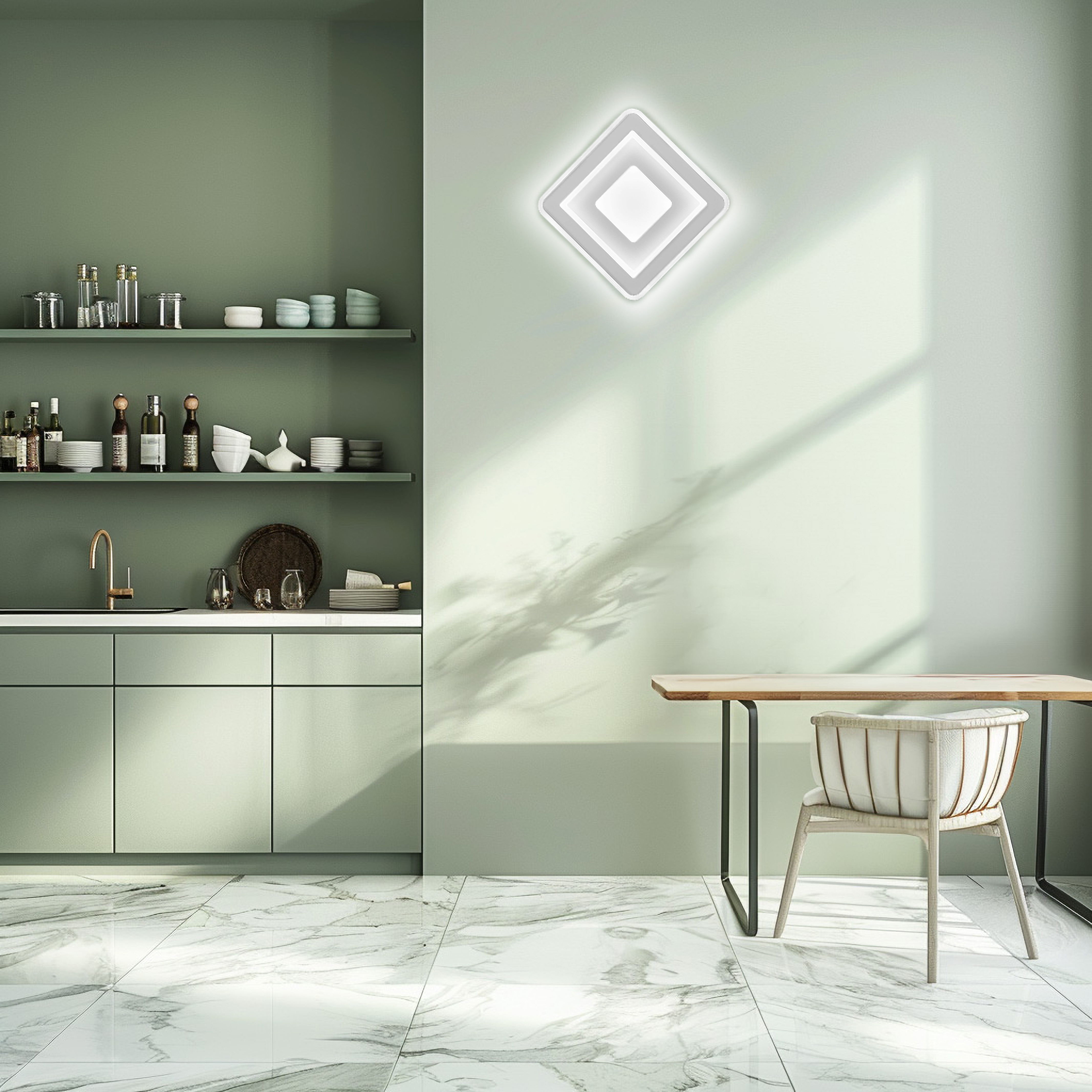 INNALZA PLAFONIERA BIANCO 36W 3000K-4000K