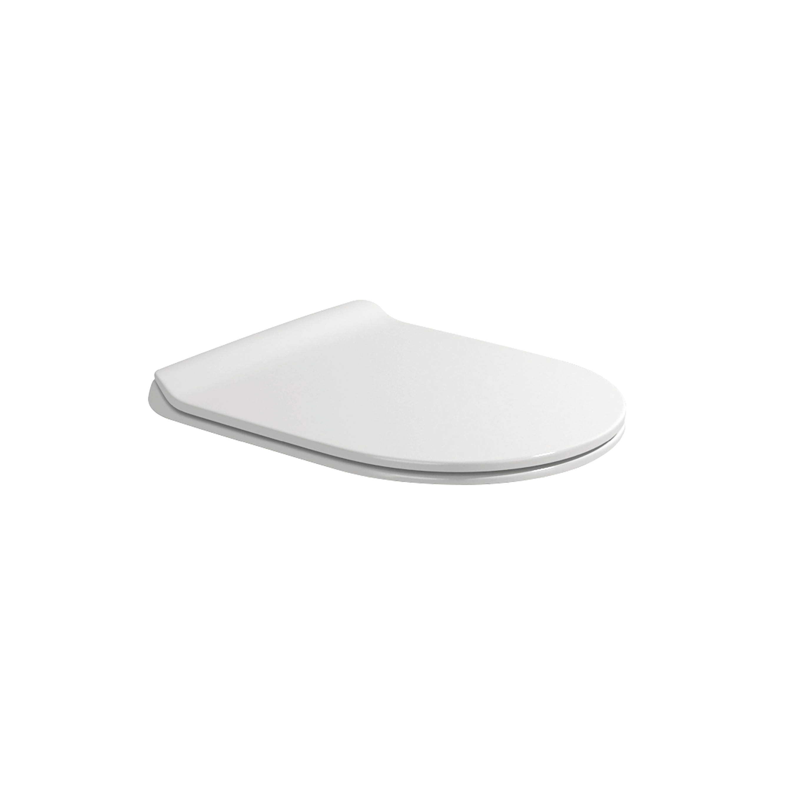 Ensemble FLAMINIA APP GOSILENT : cuvette suspendue avec siège à fermeture progressive et bidet blanc brillant