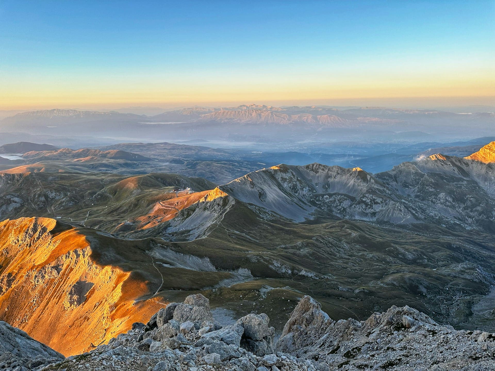 montagna gran sasso in abruzzo