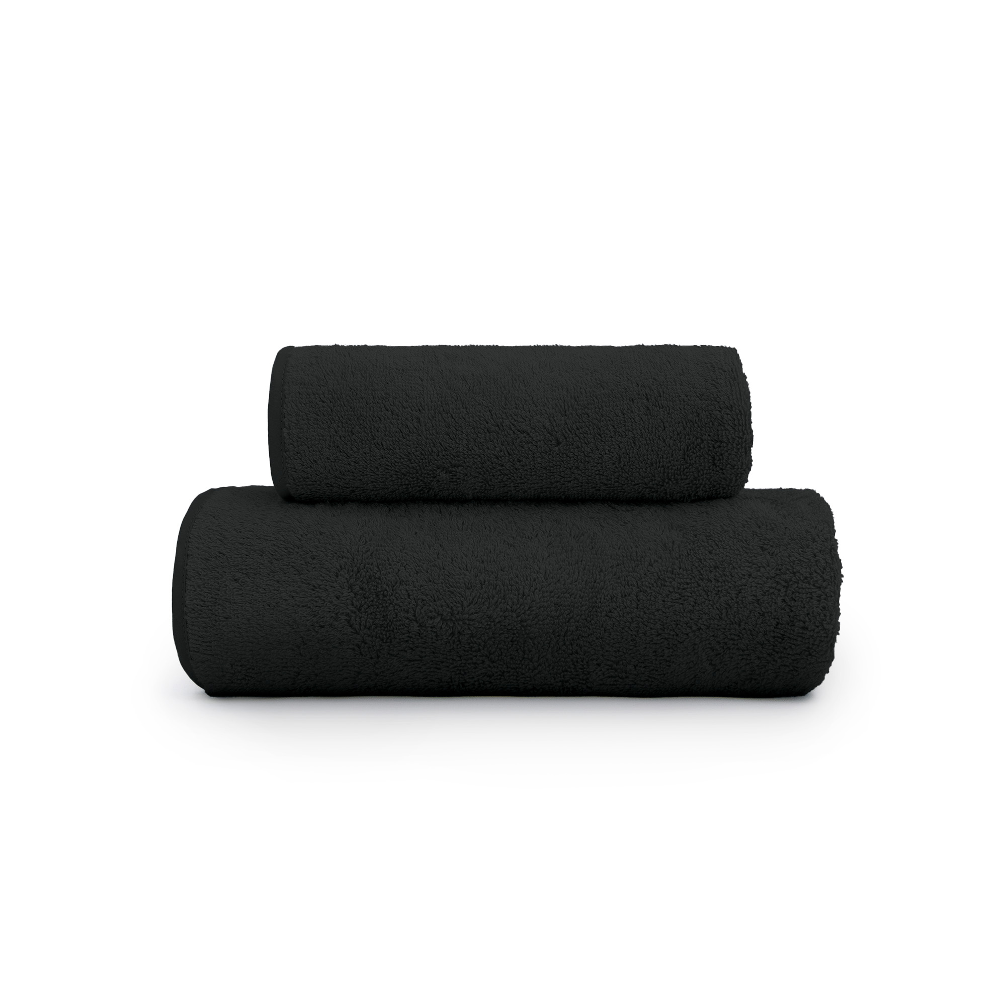 Coppia Asciugamani Easy - Bambù Nero rr