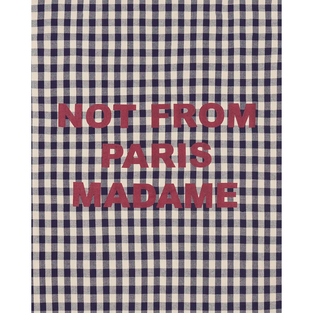 DRÔLE DE MONSIEUR Giacca  Overshirt Check With Slogan