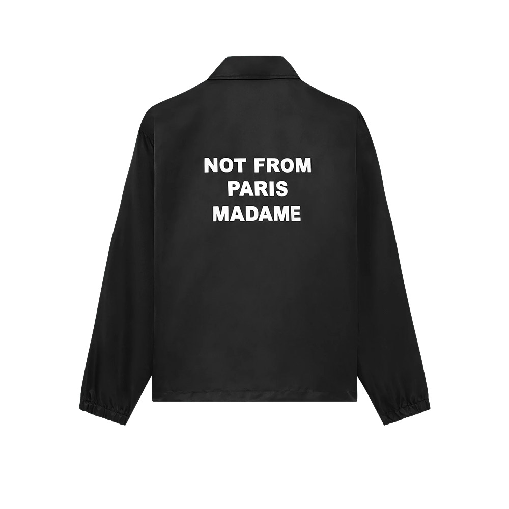 DRÔLE DE MONSIEUR Giacca La Veste Slogan Black 