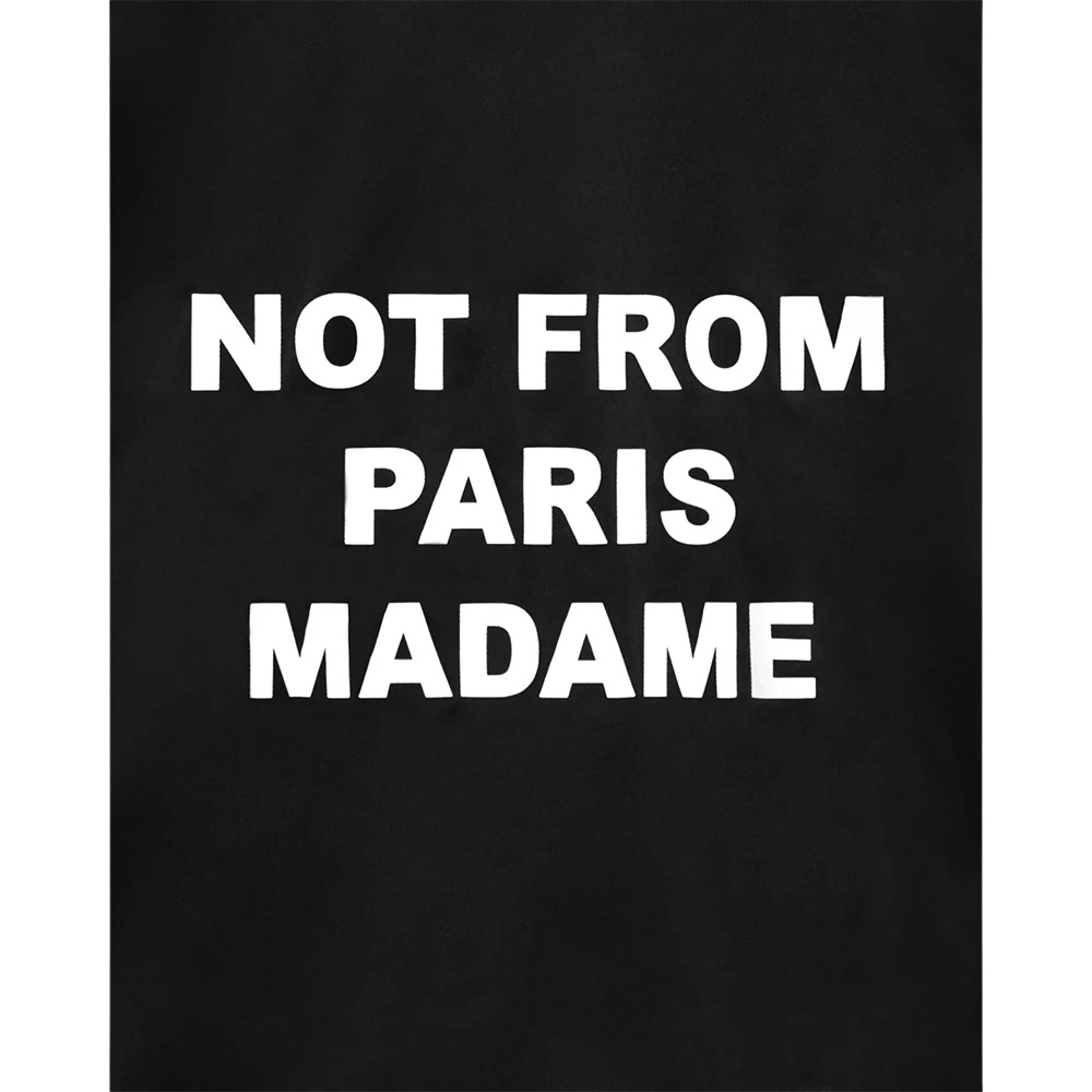 DRÔLE DE MONSIEUR Giacca La Veste Slogan Black 