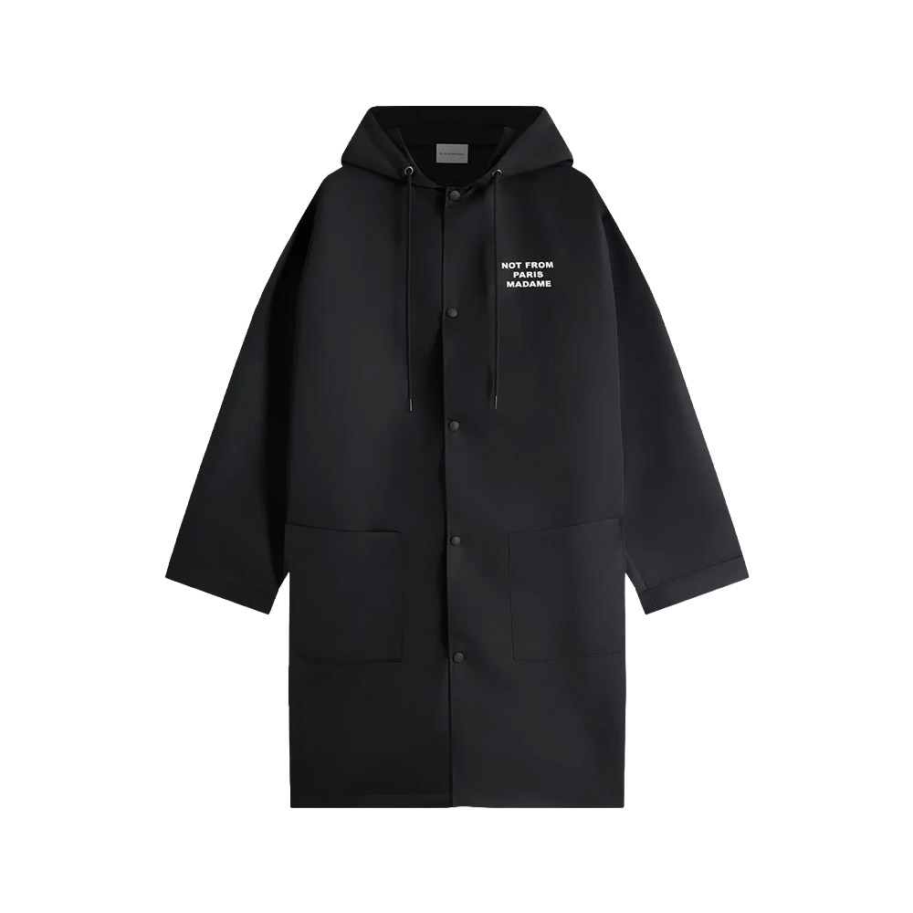 DRÔLE DE MONSIEUR Giacca La Parka Slogan Black 