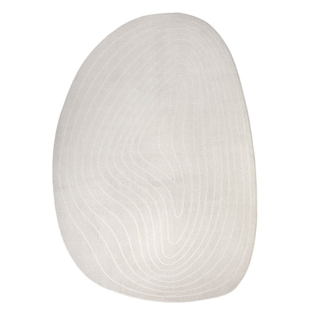 Tappeto CORTINA STONE IVORY: Eleganza Organica per Camere da Letto e Salotti Moderni - Immagine principale