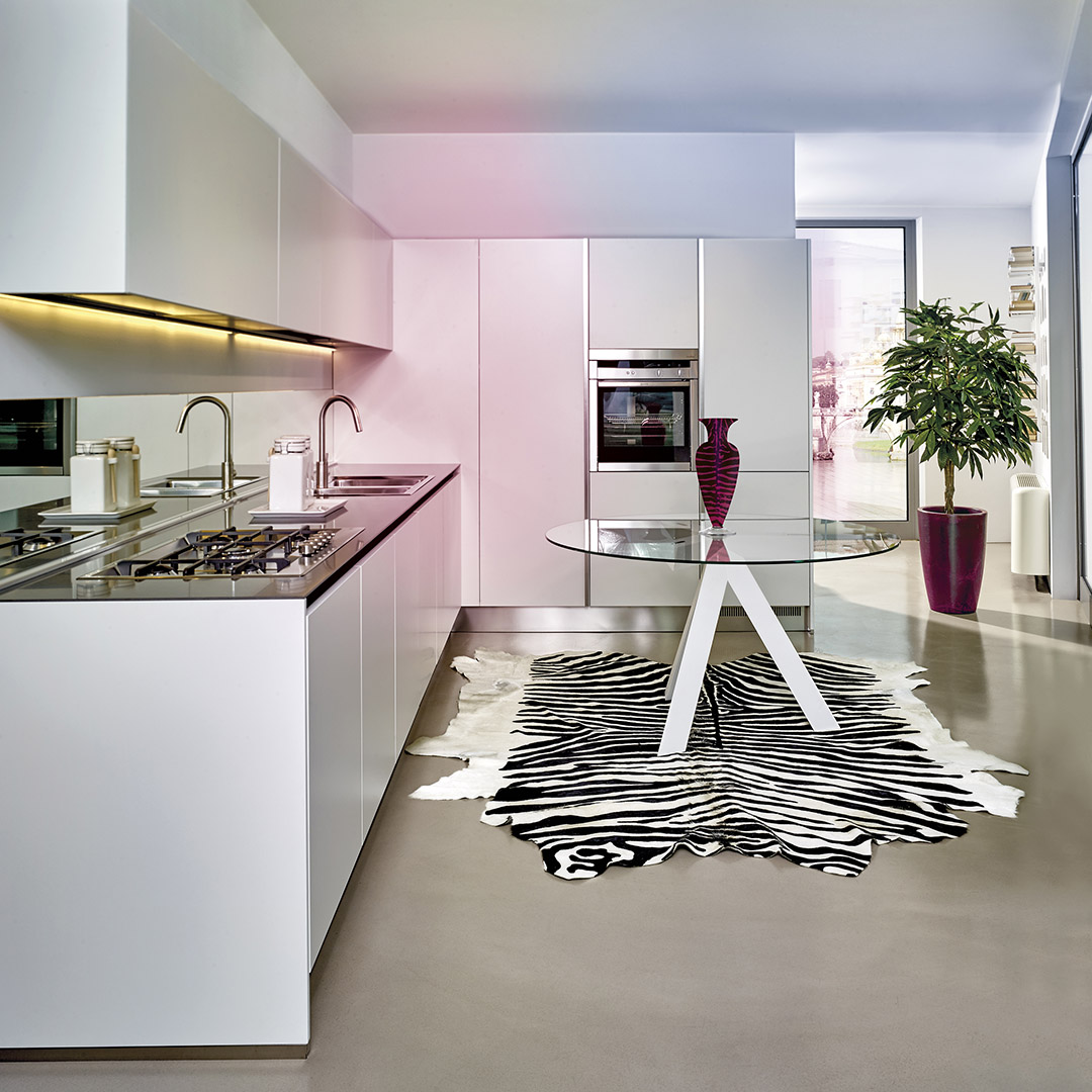 Tappeto PELLE STAMPATA ZEBRA – Eleganza e stile con un tocco vivace