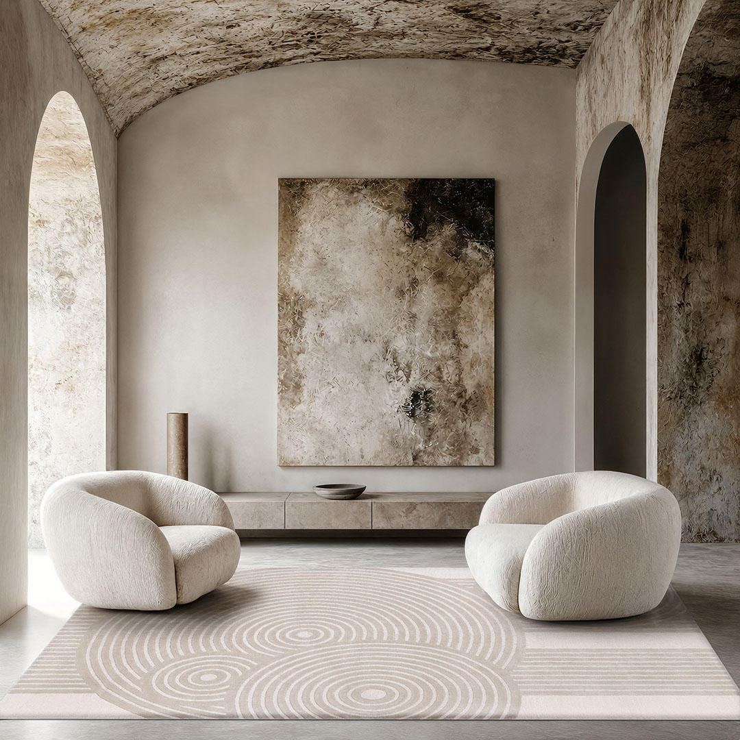 Tappeto ZEN PERLA – Eleganza Minimalista per Ambienti Moderni