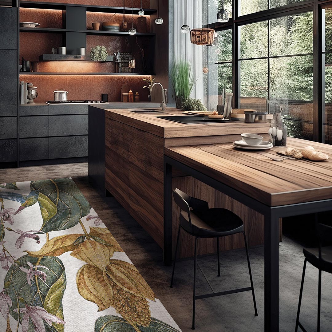 Tappeto COCO' NATURE – Eleganza Naturale per la Cucina e il Bagno