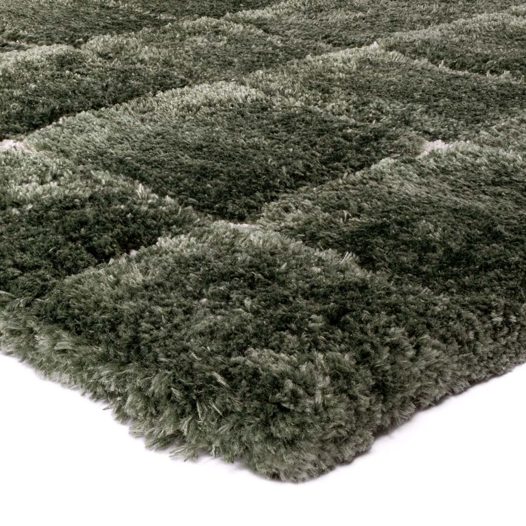 Tappeto VENERE 2 VERDE – Eleganza a rilievo per ambienti ricercati