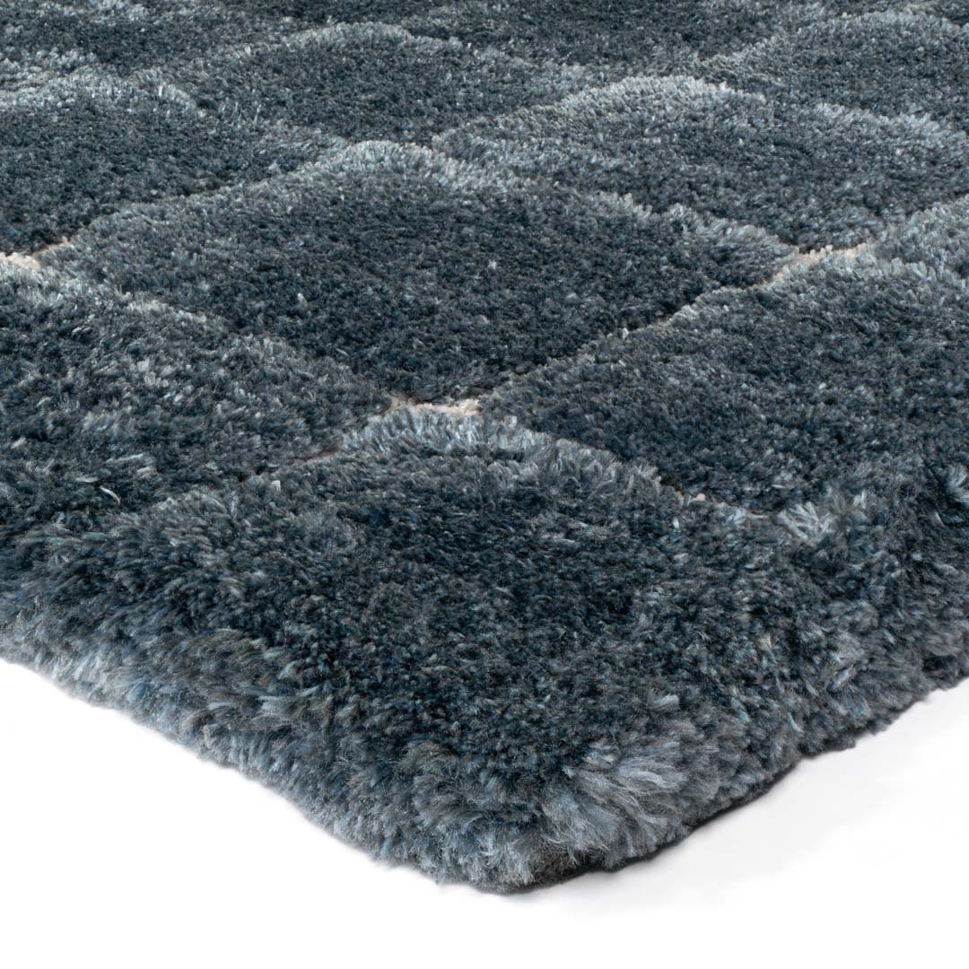 Tappeto VENERE 2 BLU – Geometria soffice per ambienti eleganti