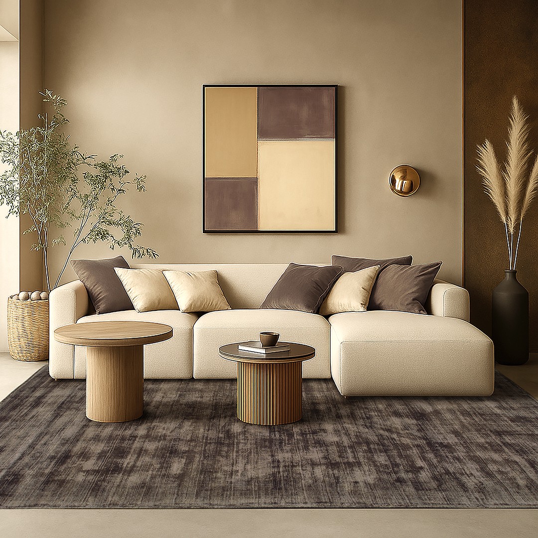 TRENDY SHINY TAUPE: Raffinatezza e Comfort per il Tuo Spazio