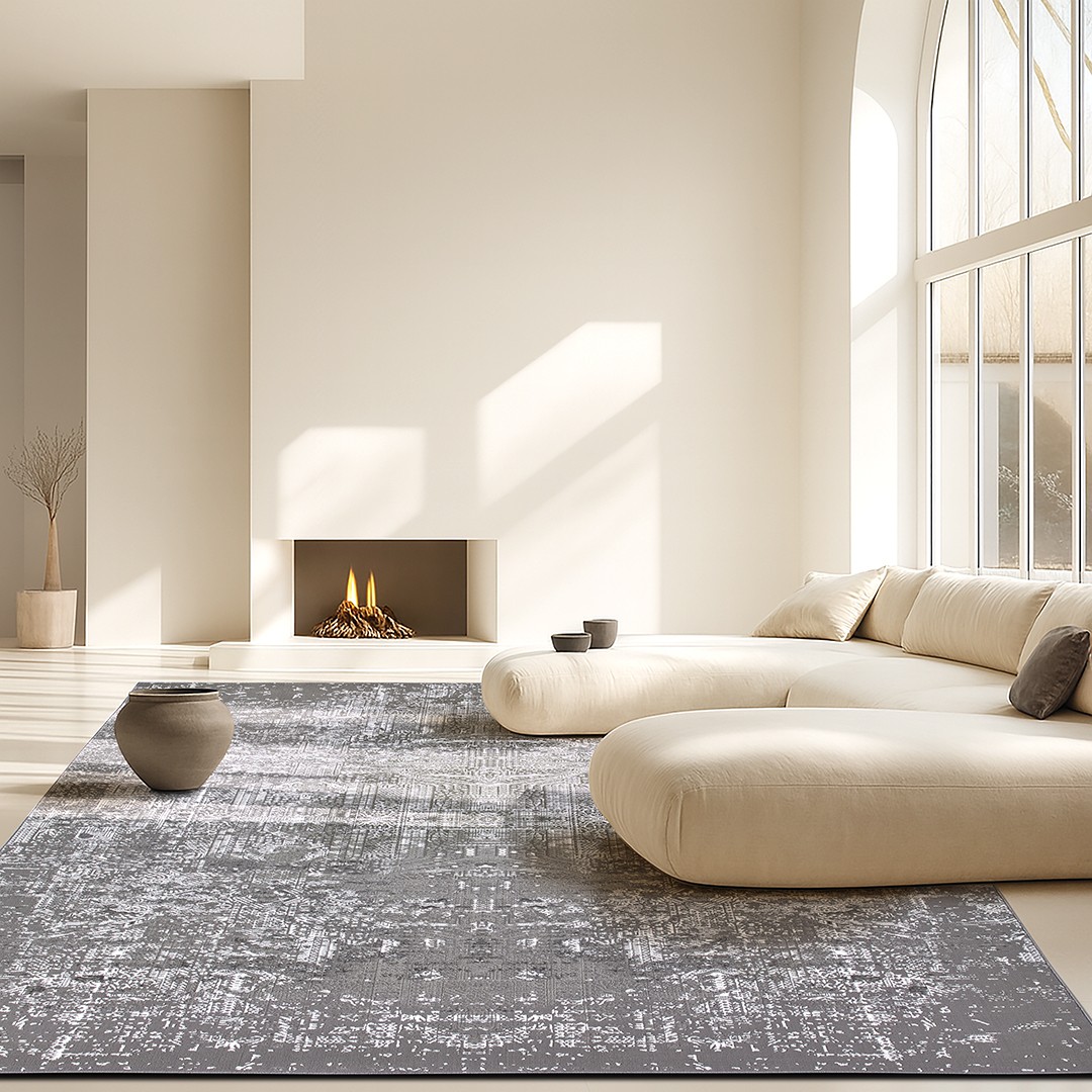 Tappeto DORIAN ONE GREY: Eleganza Contemporanea e Comfort