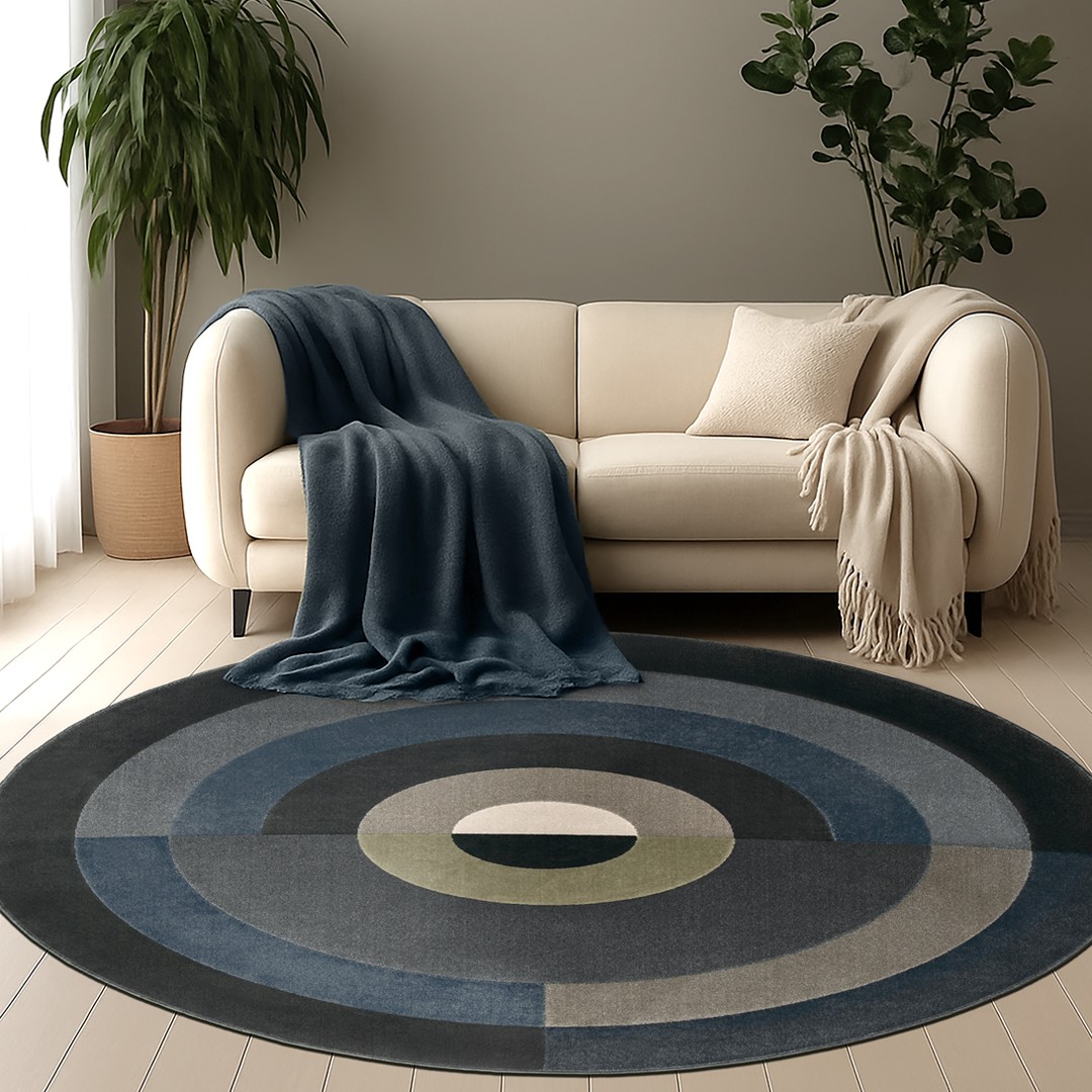 Tappeto VITTORIA 9780012/9232 – Stile Circolare e Sostenibilità