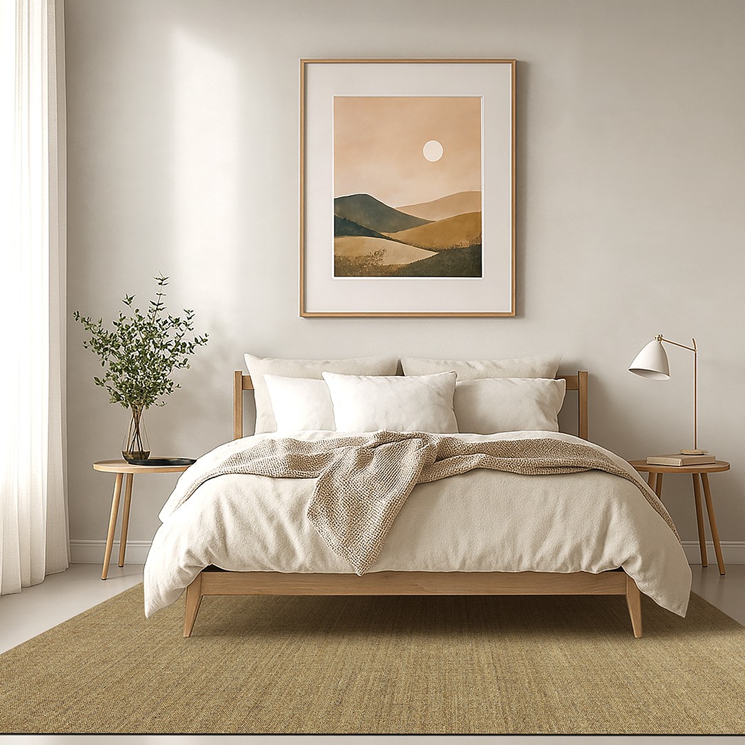 Tappeto TOGO BEIGE: Eleganza Naturale per il Tuo Soggiorno e Camera da Letto