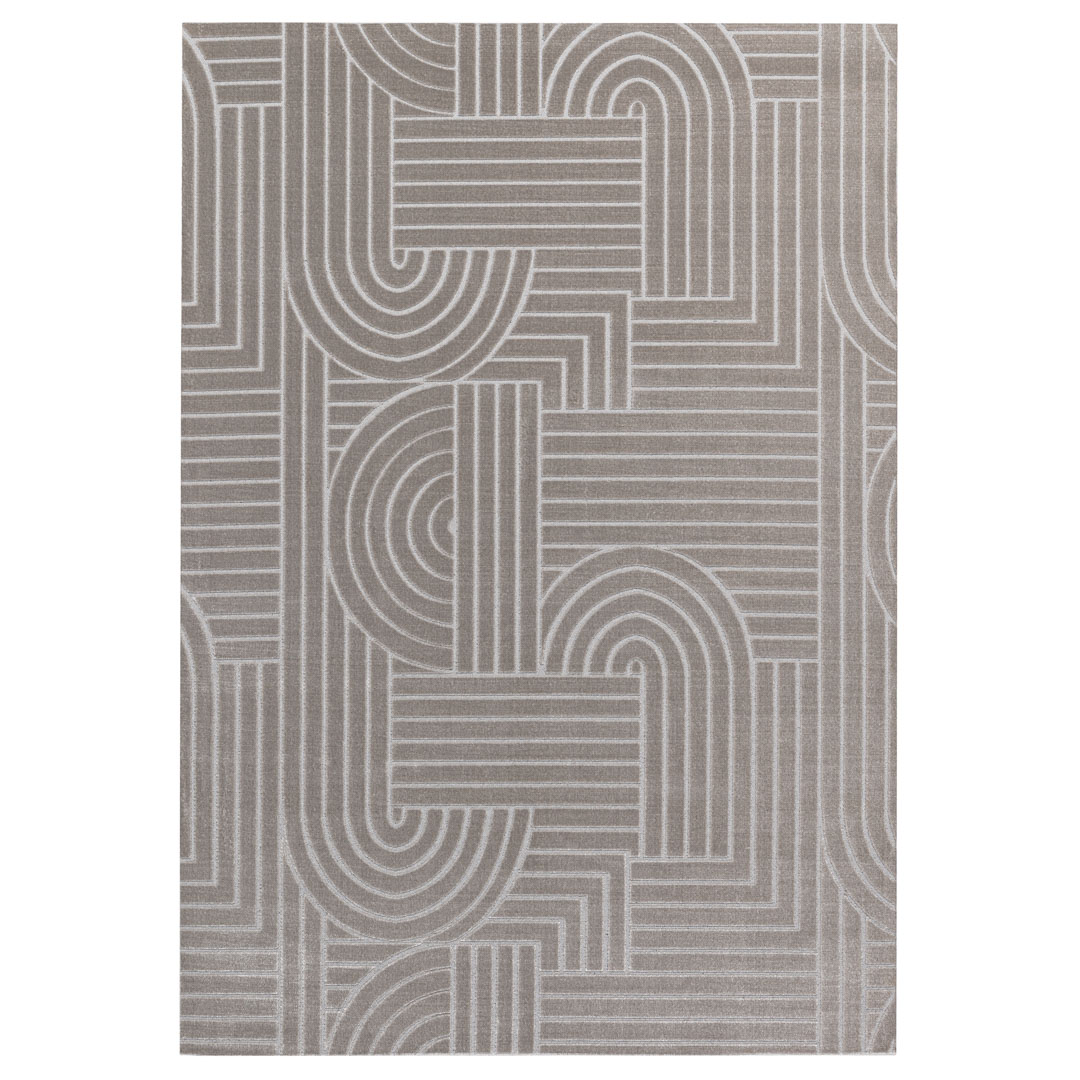 ELODIE THREE GREIGE – Geometrie Raffinate e Stile Contemporaneo per Ambienti Eleganti - Immagine principale