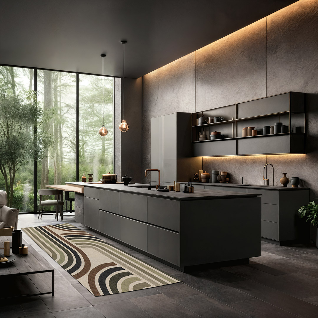 COCO’ LOTO – Design Geometrico e Comfort Funzionale per la Cucina Moderna