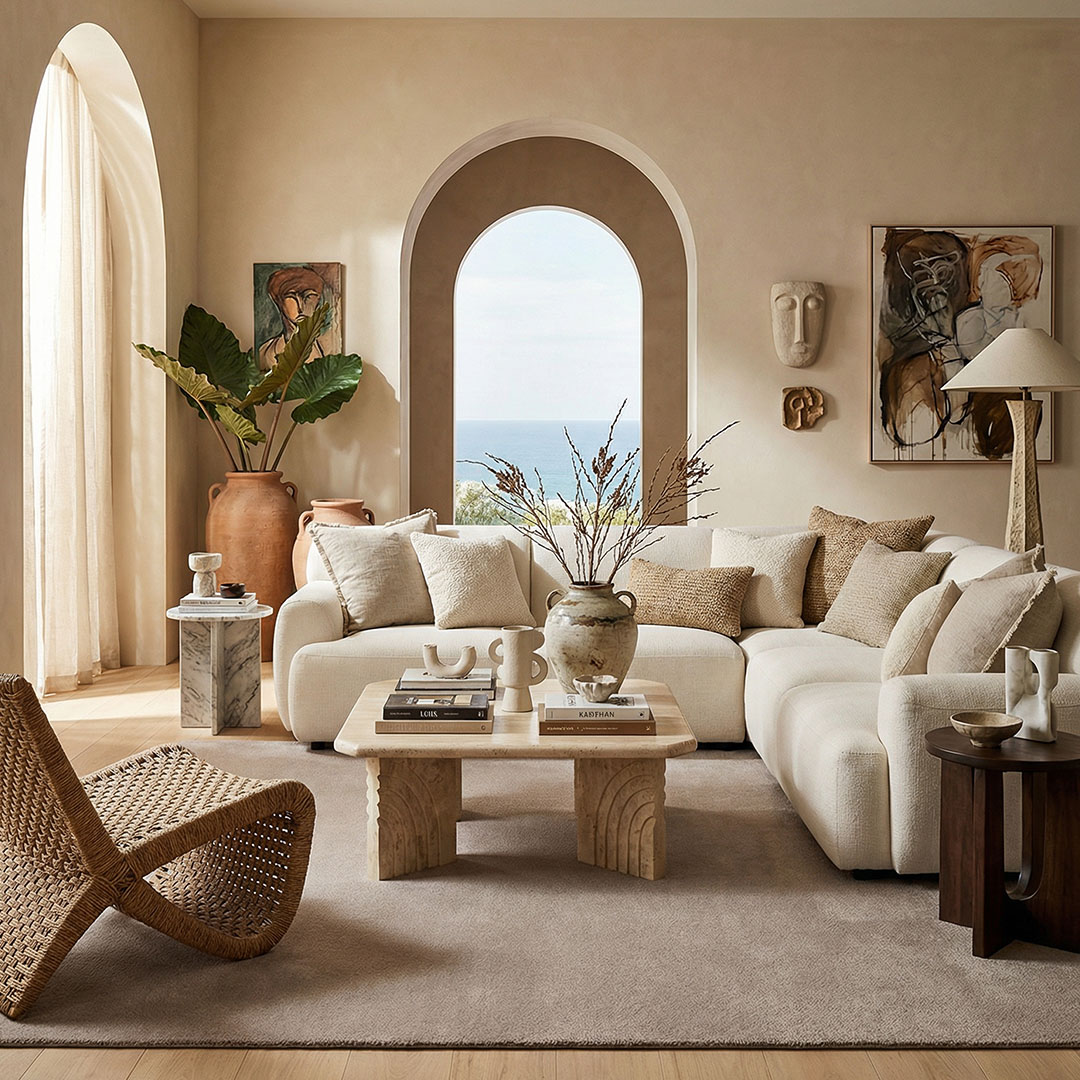 ALMA VISONE – Eleganza Neutra e Comfort Contemporaneo
