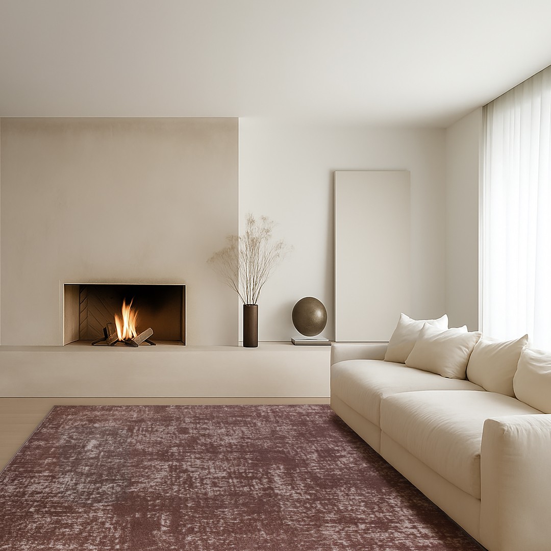 Tappeto VELLUTO TERRACOTTA: Raffinatezza e Calore per la Tua Casa