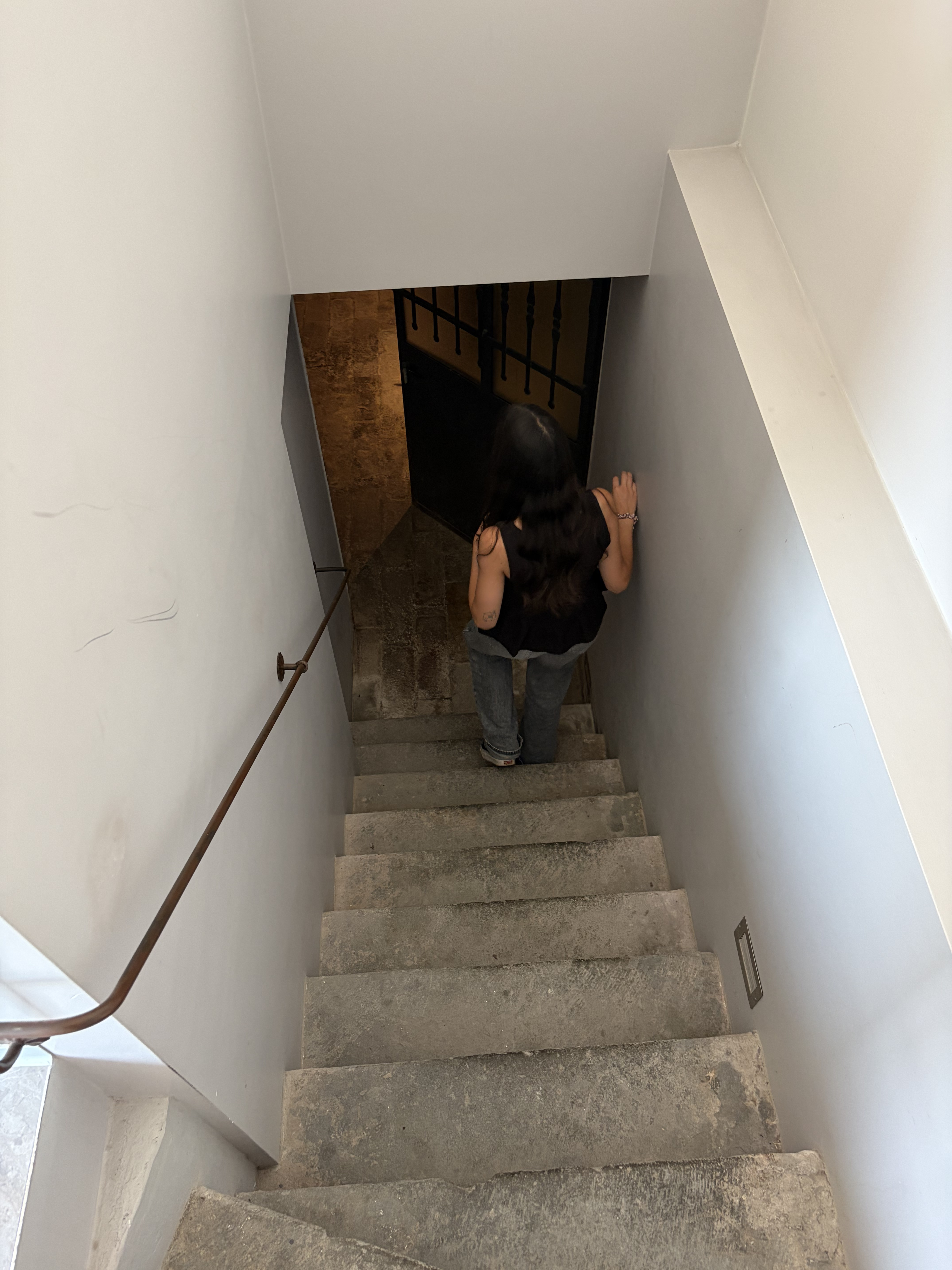 Scala di accesso al caveau storico
