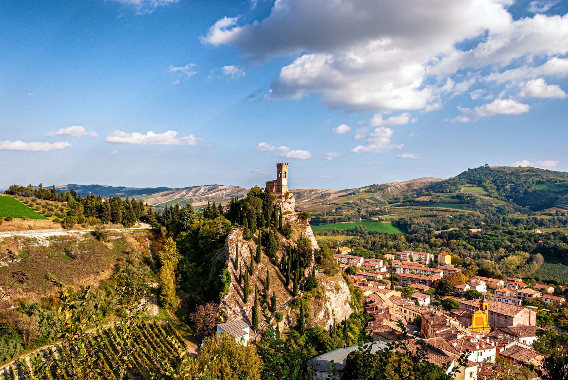 Rocca Manfrediana nel borgo di Brisighella
