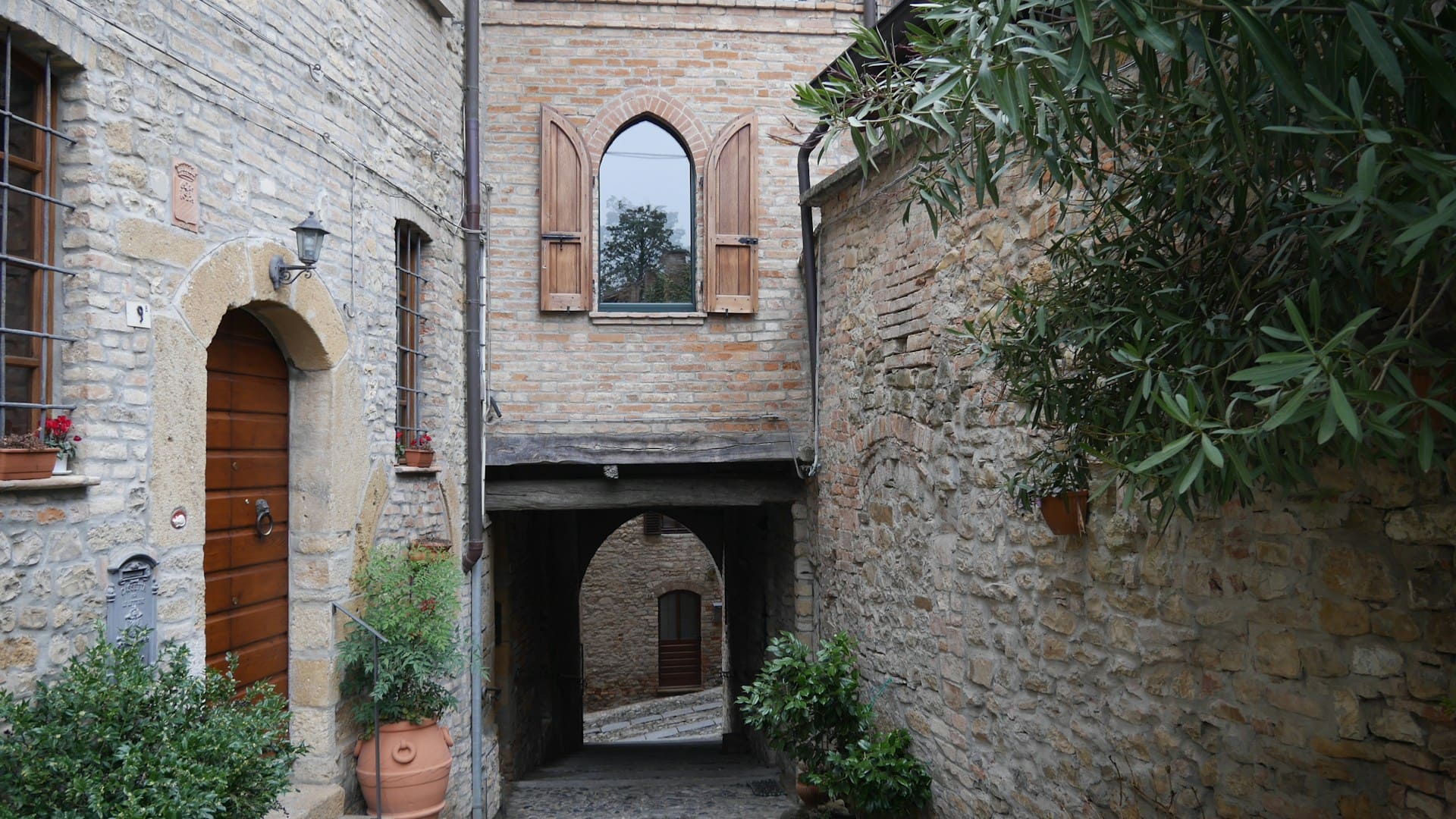 case nel borgo di Castell'Arquato