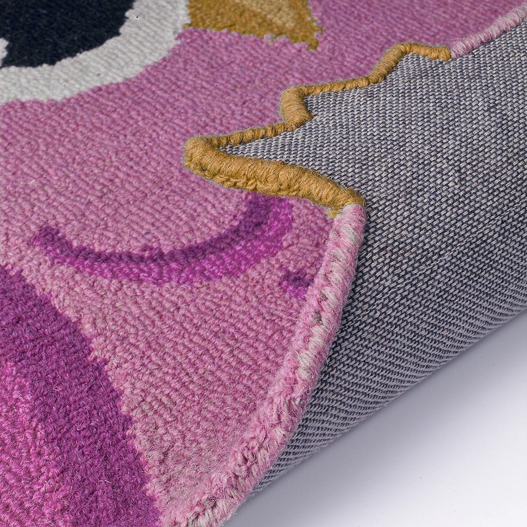 Teppich ANIMALS OWL PINK – Verspieltes Design für ein liebevolles Kinderzimmer