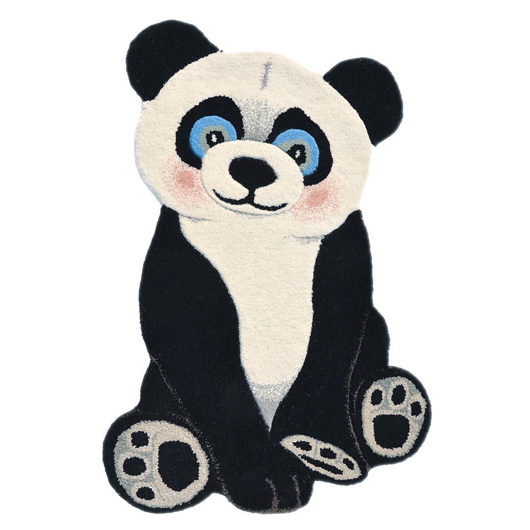 Teppich ANIMALS PANDA BLACK/WHITE – Stilvoller Spielgefährte fürs Kinderzimmer - Immagine principale