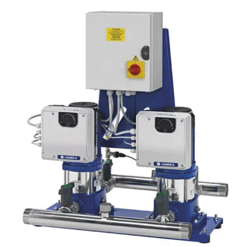 GRUPPO PRESS. SMB20/A/5HME06S11/2 INVERTER 1.5HP+1.5HP POMPE VERT.