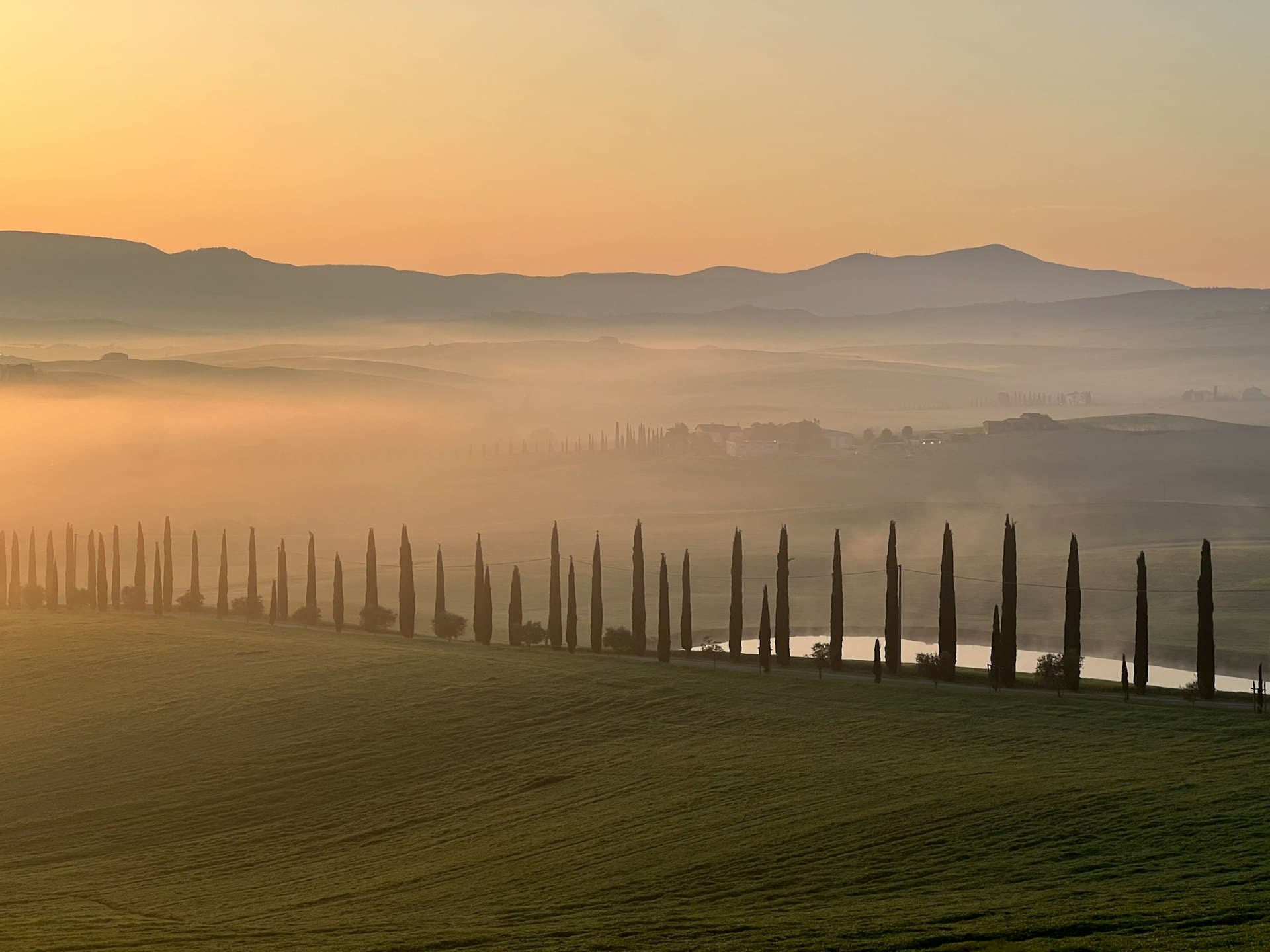 coline toscane in val d'orcia