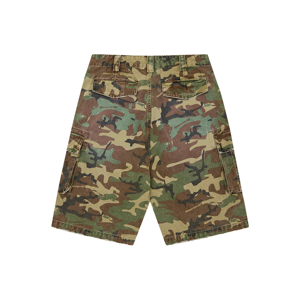 BILLIONAIRE BOYS CLUB Pantaloncino Cargo Shorts Distressed Oversized 