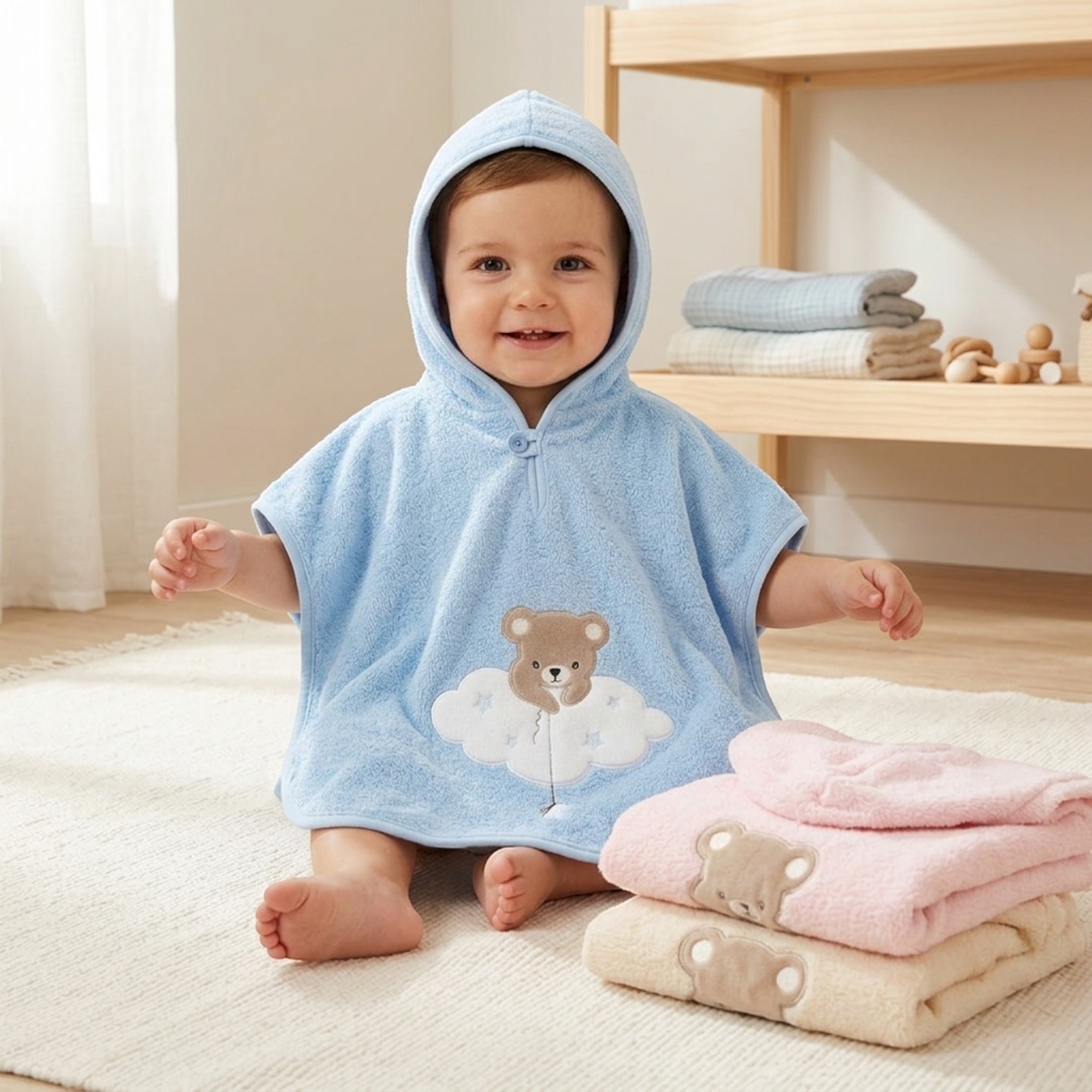 Poncho Baby - 3 colori