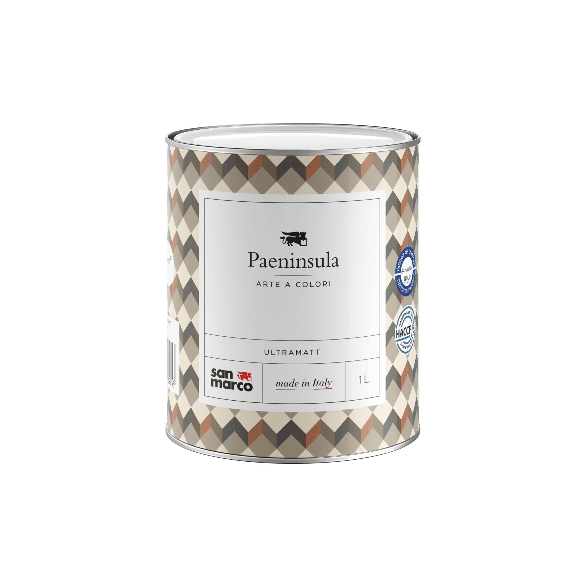 PAENINSULA ULTRAMATT Pittura decorativa per interni ad effetto ultraopaco. Per finiture uniformi ed eleganti; ad elevato potere coprente. | San Marco