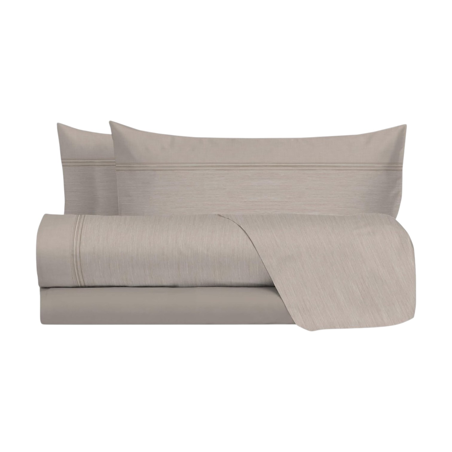 Completo letto matrimoniale 100% cotone Melange - 4 colori