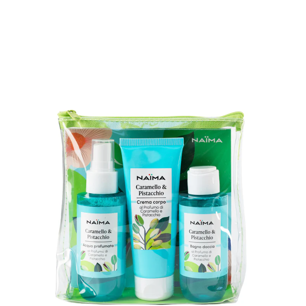 Travel Kit Pistacchio & Caramello