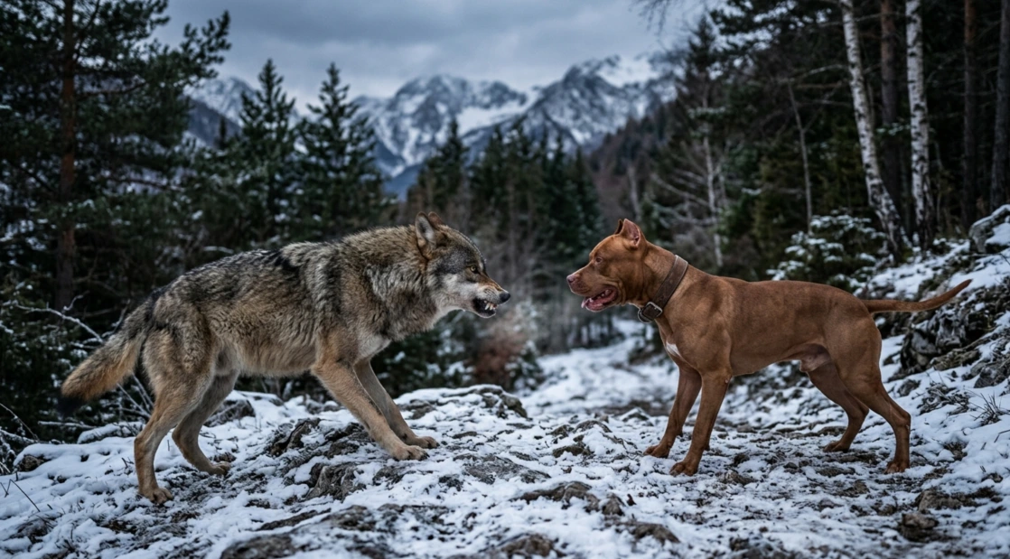 LUPO VS PITBULL: Chi ha la meglio? Anatomia e forza a confronto