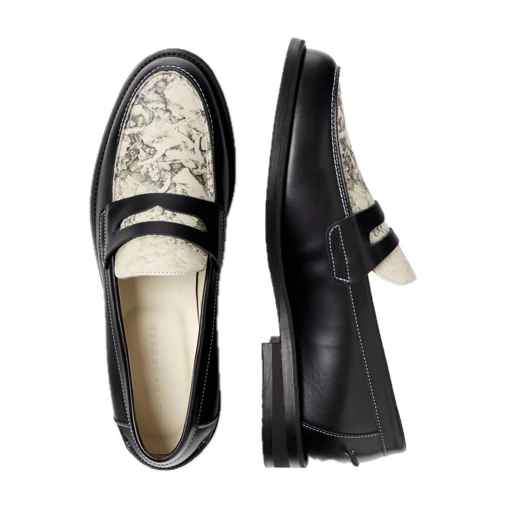 DUKE AND DEXTER Mocassini Penny Loafer Wilde Fall Of Giants 