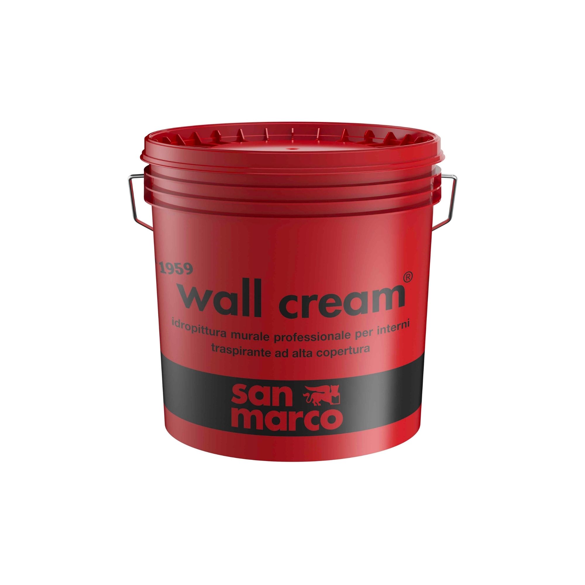 WALL CREAM Pittura traspirante per interni ad alta copertura | San Marco