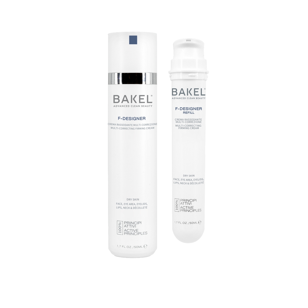 F-Designer Dry Skin Cream Case & Refill