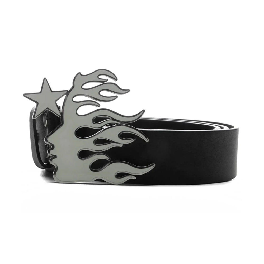 HELLSTAR Cintura Belt Logo Flame Girl Black