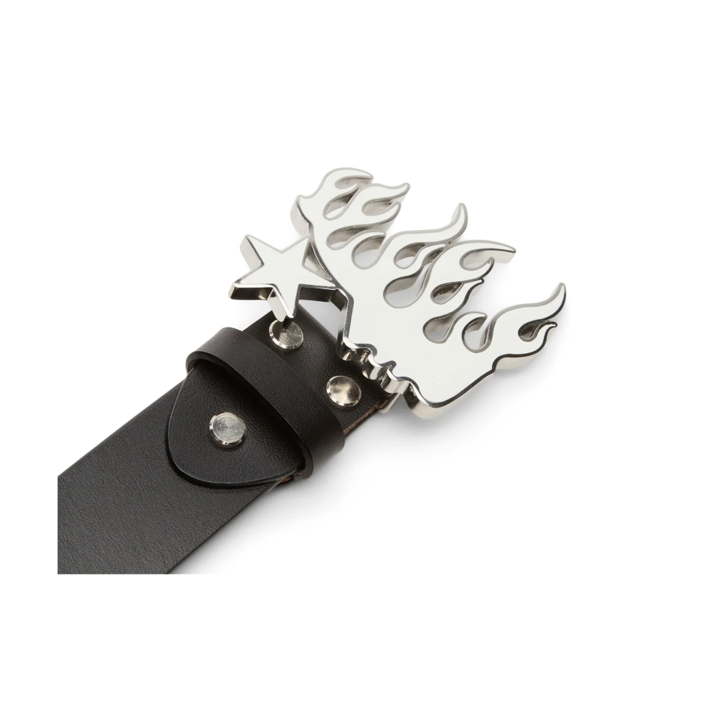 HELLSTAR Cintura Belt Logo Flame Girl Black