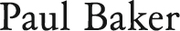 Logo Paul Baker