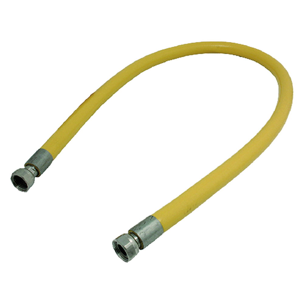 Tubo per Gpl Metano 1/2 Ff (norma En14800) in Acciaio Inox 1 Mt - 2