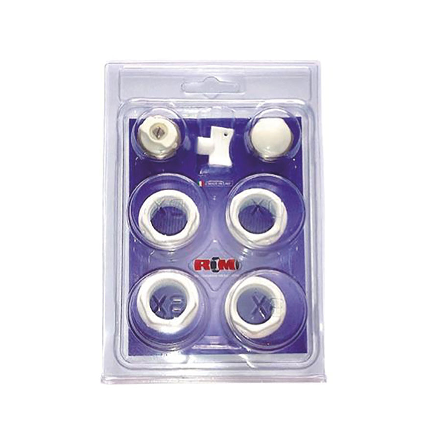 KIT UNIVERS.X RADIAT.1'x3/8 ALLUMINIO
