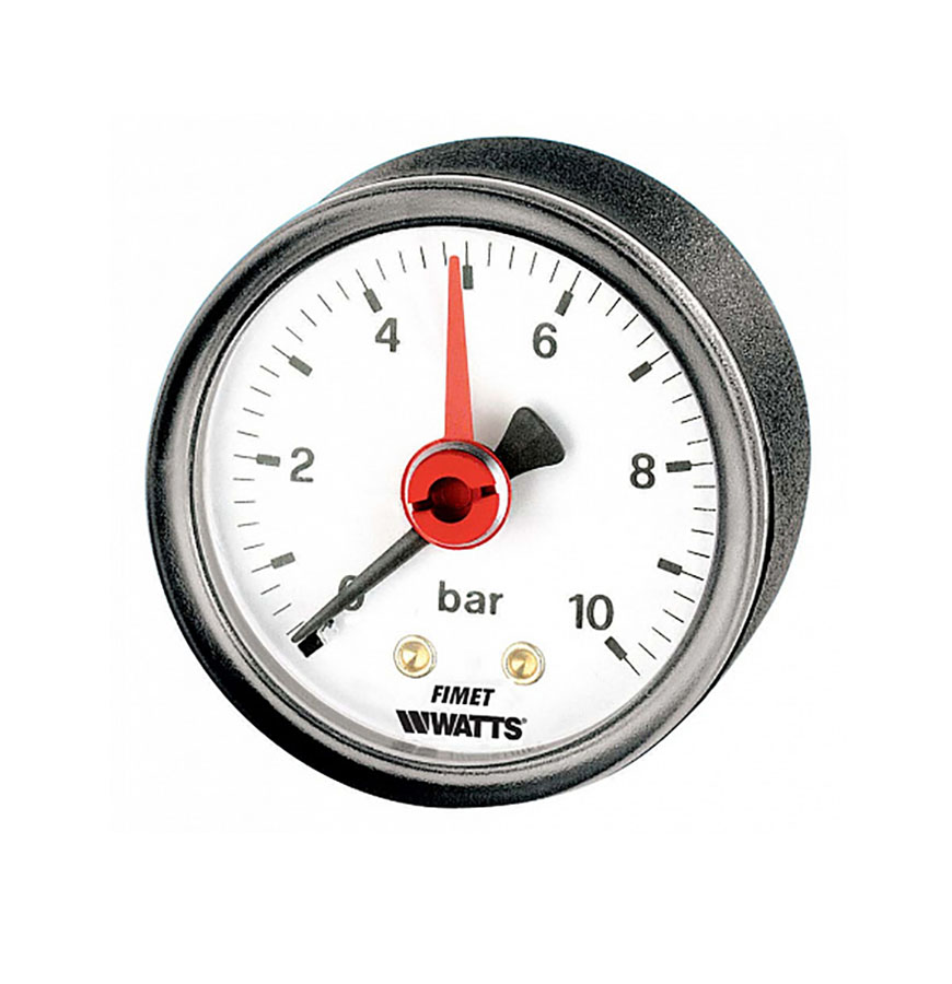 MANOMETRO D.63 1/4  0-10 BAR POST. 