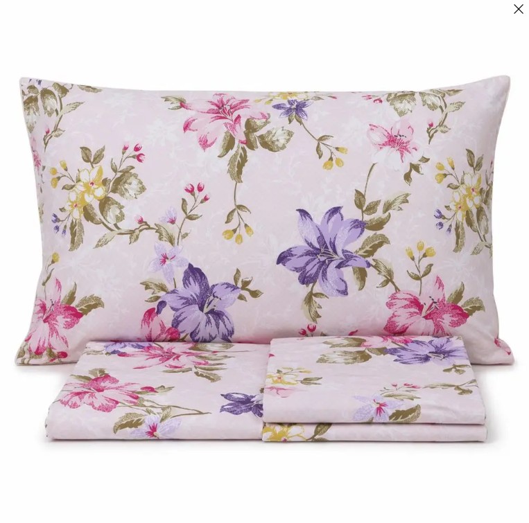 Completo letto 100% cotone Briel - 2 colori