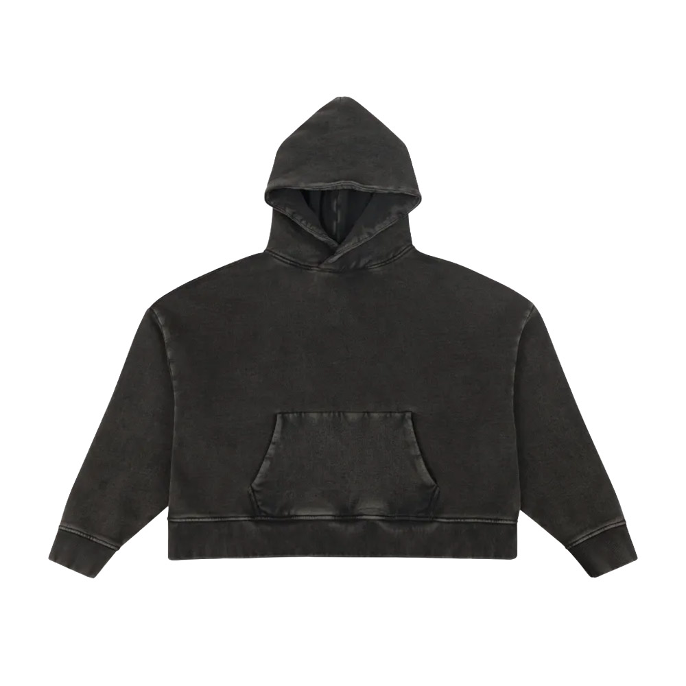 ENTIRE STUDIOS Felpa Hood Heavy Washed Black