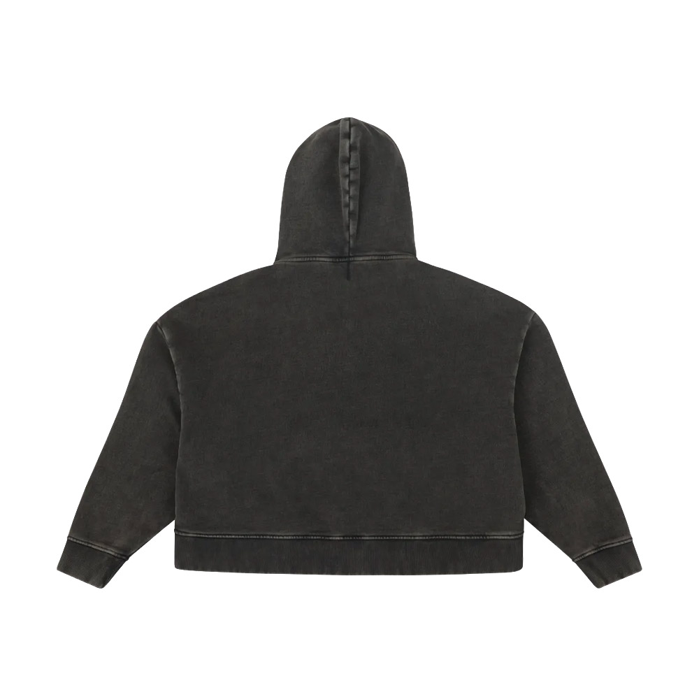 ENTIRE STUDIOS Felpa Hood Heavy Washed Black