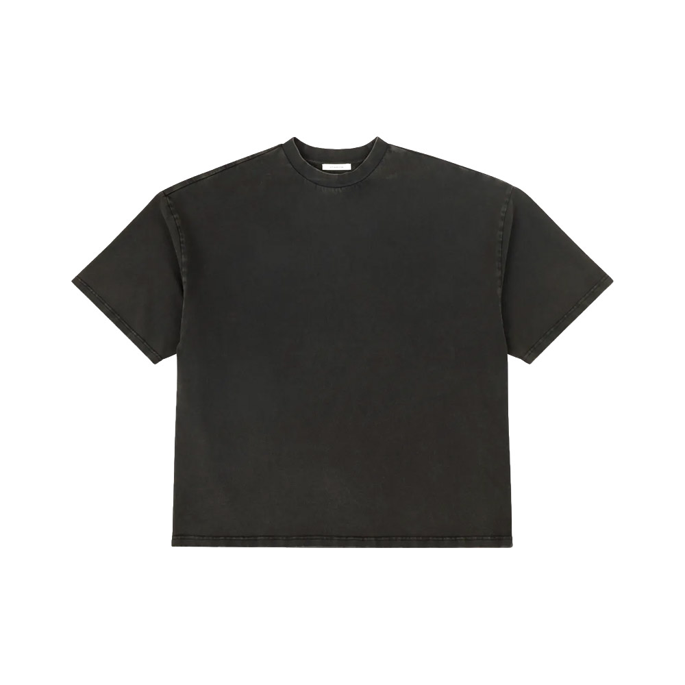 ENTIRE STUDIOS Maglietta Maniche Corte Tee Heavy Boxy Washed Black
